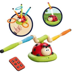 Musical Jump Toss Educational Toy Sports Entertainment Ladybug 2-in-1 / 3-in-1 Multifunctional Sturdy Skipping Rope Outdoor Somatosensory