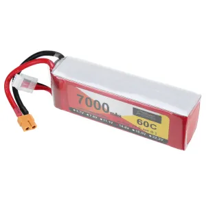 ZOP Power 14.8V 7000mAh 60C 4S LiPo Battery XT60 Plug for RC Racing Drone