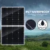 100W Foldable Solar Panel Car Van Boat Caravan Camper Trickle Battery Charger with 100A Controller
