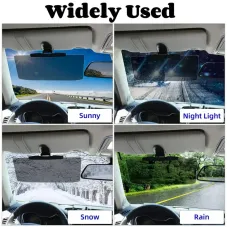 1PC Driver Anti-Glare Visor Car Sun Visor Car Mounted Anti Glare Mirror Anti UV Strong Light Vehicle Sunshade