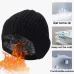XANEWinter Bike Knitted Hat Outdoor Plush Warmth Cap Peaked Earmuff Fashion Casual Faux Fur Lined Bomber Hats Cycling Ear Protection