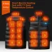 TENGOO 17 Zones Heated Vest USB Charging Winter Warm Down Sleeveless Jacket Outdoor Thermal Clothing Top for Men Women