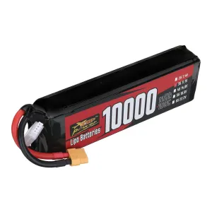ZOP Power 11.1V 10000mAh 100C 3S LiPo Battery XT60 Plug for RC Drone