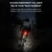 BENGGUO High Brightness Mini Bicycle Taillight 150mAH USB Charging Waterproof 3 Modes Bike Rear Light for Night Riding Safety Warning
