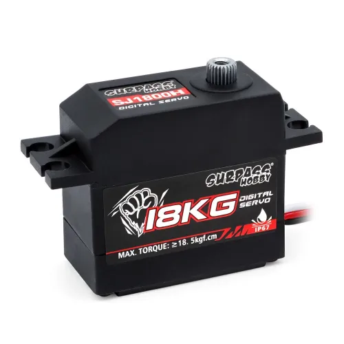 SURPASS-HOBBY SJ1800H 18KG High Pressure Waterproof Servo for Fixed Wing Aircraft Helicopter Robot