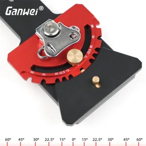 Ganwei Multi-angle Track Saw Rail Guide Track Saw Rail Square for Angled Cuts for Festool Rail System