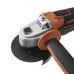 GOCHIFIX 8000RPM Cordless Brushless Angle Grinder 4Ah Li-Ion Battery Power Angle Grinders 3-Position Ergonomic Handle Dust-Proof Design with Grinding Cutting Wheel for Metal Wood