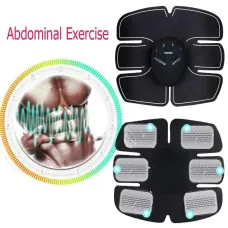 EMSmart Abdominal Muscle Stimulator 6 Modes EMTraining Arm Hip Exercise Belt for Home Gym Office Fitness