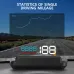 GEYIREN C500 Auto OBD2 HUD Head-Up Display EOBD Windshield Car Speedometer Projector Digital  For All Car