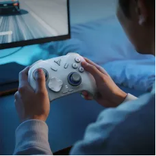 Flydigi Direwolf 4 Tri-mode Wireless Gaming Controller with Forceswitch Lever Trigger Force Adjustment Joysticks Wireless Gamepad Support 6-Axis Gyro 1KHz Polling Rate Vibration Feedback for Windows Android IOS Switch1/2