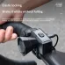 WESBIKING 120dB Mini Bicycle Horn Type-Charging 5 Modes Warning Waterproof Electric Bike Bell for MTB Riding Safety
