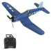 Eachine F4U CORSAIR VMF-217 2.4G 4CH Brushless 500mm Wingspan 6-axis Gyro One Key Take off Aerobatic EPP Warbird Glider RC Airplane BNF/RTF for Beginner