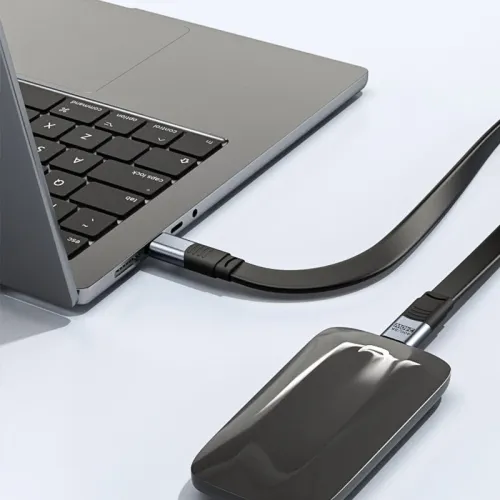 USB4 Full Function Flat Data Cable 40Gbps Data Transfer 240W PD Fast Charging 8K Video Output Thunderbolt4 Compatible Cables