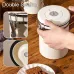 1.8L Stainless Steel Coffee Bean Container with Date Display and Spoon Sealed Coffee Container Food Storage Container for Dry Goods Cookies Candy Spices