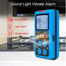 Digital 4 in 1 Gas Detector Oxygen O2 Hydrogen Sulfide H2S Carbon Monoxide CO Combustible Gas LEL Gas Monitor Multi Gas Analyzer