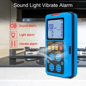 Digital 4 in 1 Gas Detector Oxygen O2 Hydrogen Sulfide H2S Carbon Monoxide CO Combustible Gas LEL Gas Monitor Multi Gas Analyzer