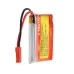 6Pcs ZOP POWER 3.7V 750mAH 30C 1S Lipo Battery JST Plug With Charger For RC Model