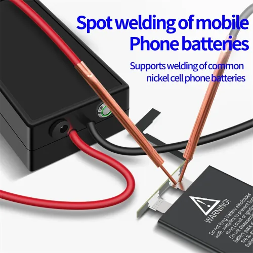 Mini Spot Welder 6 Adjustable Power Levels Portable 0.1-0.15mm Nickel Sheet Welding 4000mAh Battery Automatic Trigger Compact Design DIY Tool