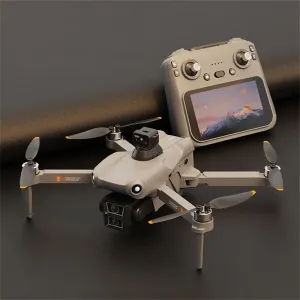 LYZRC L300 Ultra GPS 5G Digital FPV with 5.9inch Touchable LCD Screen Controller 4K HD Dual Camera Servo Gimbal 360 Obstacle Avoidance Brushless Foldable RC Drone Quadcopter RTF