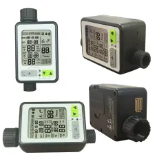 Smart Automatic Irrigation Controller with Rain Sensing Large Screen Timer & Low Power Protection Flexible Customization for Garden and Balcony Plant Watering