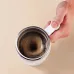 400ml USB Rechargeable Battery Auto Mixing Cup For Coffee Milk Grain Oat Magnetized Stirring ABStainless Steel Mug
