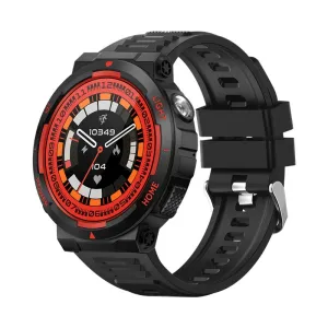 KT75 1.53inch HD Screen Strong Flashlight bluetooth Call Heart Rate Blood Pressure Blood Oxygen Monitor Women's Health Sleep Monitoring Multi-sport Modes Music Playback 3ATM Waterproof Smart Watch