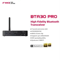 FiiO BTA30 Pro HiFi bluetooth Transceiver Receiver LDAC AptXs HD 384kHz 32bit DSD256 RX TX DAC 30M Range Transmitter Receiver Audio Adapter for PC TV Speaker Headphone