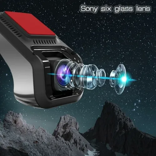 Car DVR 1080P Full HD With ADAS G-Sensor Loop Recording For Android Radio Player 170 Wide-Angle Car Front Camera Video Recorder Driving Recorder