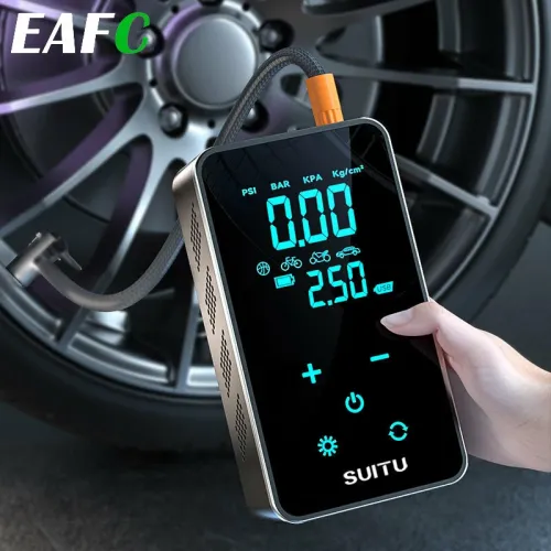 Portable Electrical Car Air Pump Mini Tire Inflatable Pump Inflator Air Compressor Pump for Car Motorcycle Bicycle Ball