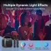 KARABOX 50W bluetooth Speaker Portable Karaoke Speaker with Dual Microphones 360 HD Stereo Surround Sound RGB Light 8000mAh Battery TWS Pairing Support USB AUX TF Card Playback Wireless KTV Speakers