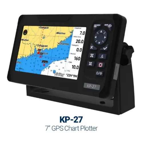 KP-27 7 Inch Marine GPS Chart Plotter High Brightness Display 1000 Nit GPS Beidou Galileo Glonass navigation NMEA0183 NMEA2000 Navionics C-Map K-Chart Maps Compatible
