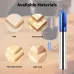 1/4 Inch Shank CNC Wood Carving Router Bits Set 15/20/30/60/90 Degree Engraving Bits 2 Flutes Straight CNC V-bit with Nano Blue Coating