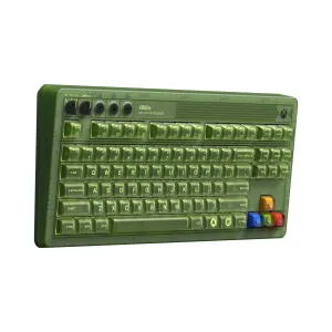 8BitDo Retro 87 Mechanical Keyboard 87 Keys with RGB Backlight Hot Swap Bluetooth/2.4G/USB-C Wireless Gaming Keyboard with 2 Programmable Buttons - Xbox Edition