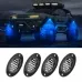 4PCS 8000LM Car LED Underglow Lights Atmosphere Lights Grille Modified Lights Universal for Off-road Vehicles