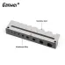 Ganwei MG0-000-0125-1 Hex Key Organizer Rack CNC Aluminum Alloy Stainless Steel Wall Mount Storage for 1.5mm to 10mm Hex Key Set Tool Holder
