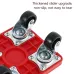 Furniture Lifter Mover Set with Universal Wheel Heavy Duty 400kg Capacity Red Compact Roller Bar Hand Tools for Easy Efficient Moving