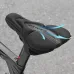 WESBIKING Silicone High Elastic Bicycle Cushion Cover Breathable Soft Bike Seat Cushion with Rainproof Protection for Outdoor Riding
