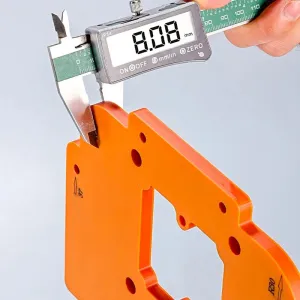 1Pc Cabinet Door Invisible Embedded Handle Slotting Template Wardrobe Cabinet Drawer Door Wooden Board Slotting Tool