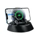 HELLOLEIBOO Portable Smart Wireless Charging Dashboard Phone Holder 360 Degree Rotation Auto Lock Stand Universal