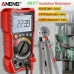 ANENG MH17 Insulation Multimeter True RMS 19999 Count Megohmmeter AC DC Voltage Tester Capacitance Resistance Rechargeable Lithium Battery High Voltage Alarm Backlit LCD Auto Ranging Flashlight
