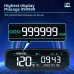 Car Solar GPS Head Up Display Wireless Speedometer Display Speed Time Date Auto Adjust Screen Brightness Car Clock
