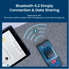 GLM100-25C Laser Rangefinder 100 Meters Bluetooth Inbuilt Camera Professional In/Outdoor Precise Distance Ruler Measure