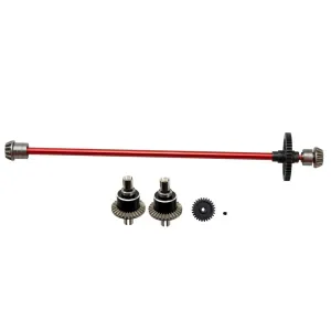 Upgraded Metal Center Drive Shaft Differential Assembly for Wltoys 124016 124017 124018 124019 1/12 RC Cars Vehicles Models Spare Parts