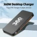 Bakeey WLX-815C 360W 15-Port USB PD Charger 15USB-C PD3.0/2.0 Fast Charging Desktop Charging Station EU Plug US Plug for iPhone 16 16 Plus 15 Pro 14 13 for Huawei Mate XT for Xiaomi 15pro for Samsung Galaxy Z Flip6