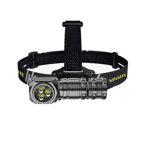 Bikight Type-USB Rechargeable Headlamp 18650 White Red LEHeadlight Fishing Torch 7 Gears Multifunctional Aluminum Alloy Flashlight for Outdoor Camping Hiking Working Running