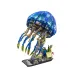 TUOMU T1127 Biomimetics Mechanical Illuminated Jellyfish Building Block Assembly Kit Creative Night Light Desktop Ornament for Children Gift