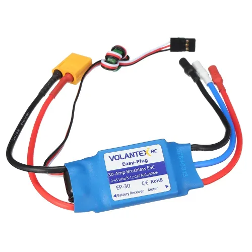 Volantex Saber 920 756-2 RC Airplane Spare Part 30A Brushless ESC XT60 Plug Connector