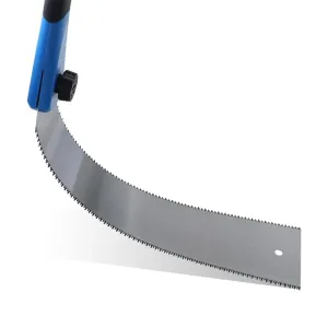 Heavy Duty Double-Sided Hand Saw High Hardness Manganese Steel Blade Efficient Tri-Grinding Teeth Comfortable TPR Handle