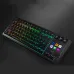 K1 Pro AI Wired Mechanical Gaming Keyboard with 3 Knobs and 6 LCD Keys Hot-swappable Gasket Sturcture RGB Light Gamer Keyboards