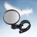 2PCAcrylic Bicycle Rearview Mirror 360 Adjustable Rotate Wide Angle Bike Rear View Mirrors Convex Mirror for Electric Bike